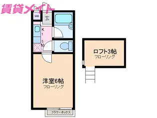 SILKY HOUSE山城【1階】の間取り