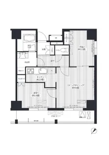 コスモグラン勝どき【4階】の間取り