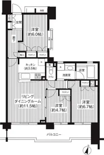 シエールグラン洋光台南公園【5階】の間取り