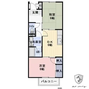 サンサープラスIII【1階】の間取り