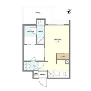 東京都渋谷区千駄ヶ谷5【マンション】の間取り