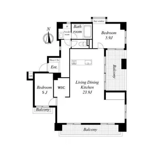 リバティ名駅【5階】の間取り