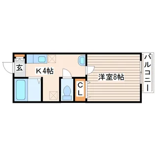 フォンターナ【2階】の間取り