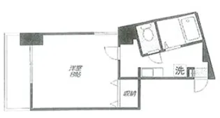 リンクウエスト【3階】の間取り