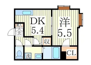 ピソほわいと【2階】の間取り
