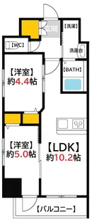 センチュリオン本川【5階】の間取り