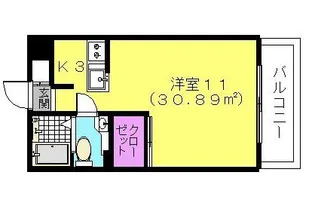 ラ・フルール【1階】の間取り