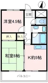 埼玉県狭山市大字青柳【マンション】の間取り