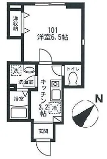 MEI MAISON メメゾン【1階】の間取り