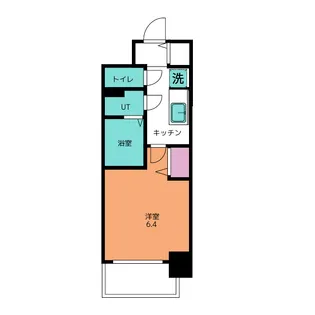 メイクス名駅南II【13階】の間取り