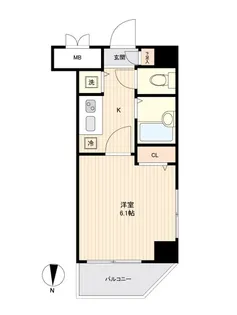 東京都江東区東陽1【マンション】の間取り