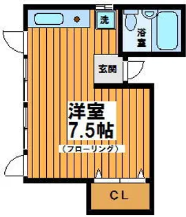 プリムヴェールUNO【2階】の間取り