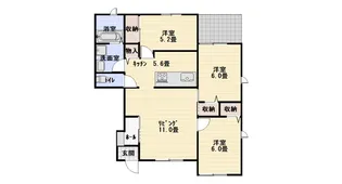 J.montagne桜木【1階】の間取り