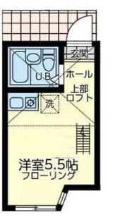 ユナイト境之谷タルトフロマージュ【2階】の間取り