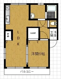 セレーノA【1階】の間取り