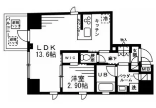 プライマル上野EAST【11階】の間取り