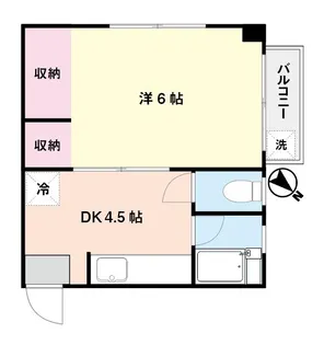 大川ビル【2階】の間取り