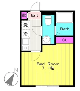 リラIkuta【1階】の間取り