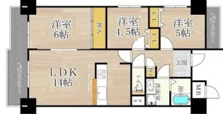 ライフ新神戸【5階】の間取り