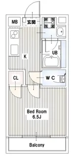 Crest Mabashi【4階】の間取り