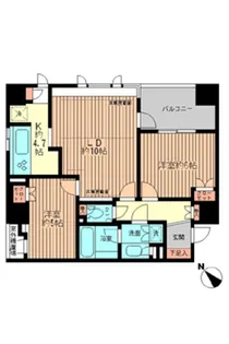 東京都文京区関口3【マンション】の間取り
