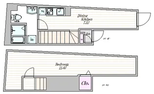 ザ・クラスアーバンス水道橋本郷の間取り