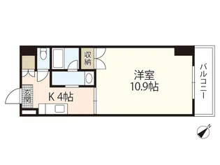 アロッジオ大須賀【5階】の間取り