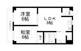 パトリード有栖【3階】の間取り