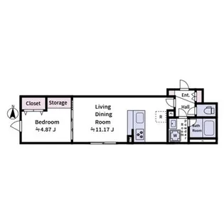 aLATO Oyama【2階】の間取り