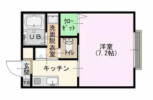 スカイハイツ藤【1階】の間取り