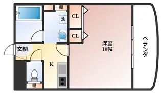 アマンスイート【3階】の間取り