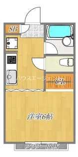 ピアフルールII【2階】の間取り