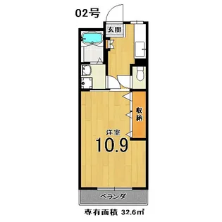 寿楽ハイツ【2階】の間取り