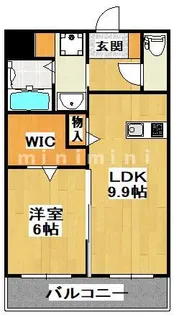 SQUARE春日(スクエア)【7階】の間取り