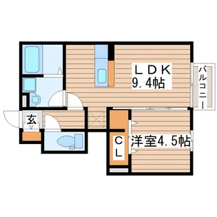 DーROOM太子堂【1階】の間取り