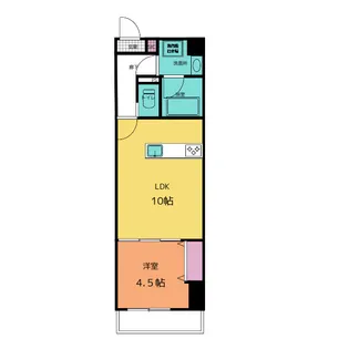 イーダッシュ中田【5階】の間取り