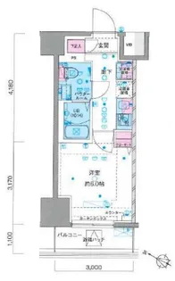 GENOVIA青砥skygarden【14階】の間取り