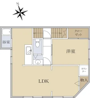 三葉ビル【2階】の間取り