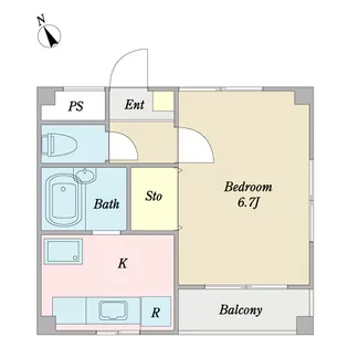 グラン ジョア【1階】の間取り