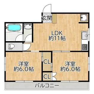 東京マンション【3階】の間取り