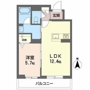 ティターニア【2階】の間取り