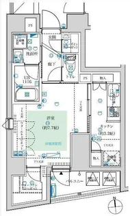 フェルクルール秋葉原【6階】の間取り