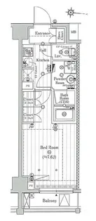 プレール・ドゥーク世田谷代田【4階】の間取り
