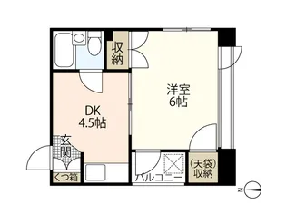 RGT竹屋町building【5階】の間取り