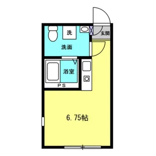 アクシスコート小岩【1階】の間取り