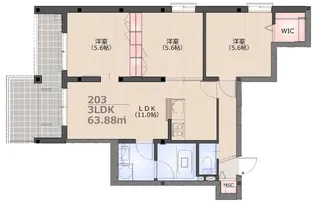 GERBERA(ガーベラ)【2階】の間取り