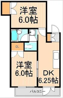 グランドールアイダD棟【1階】の間取り