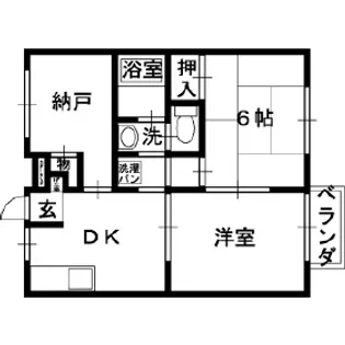 カレミ青山【2階】の間取り