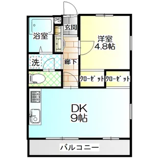 エルグランドNAKA B棟【2階】の間取り