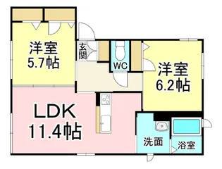 ミュゼ クレベール【1階】の間取り